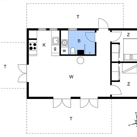 Bl1525-pandrup-ritmestervej-47 בית נופש *